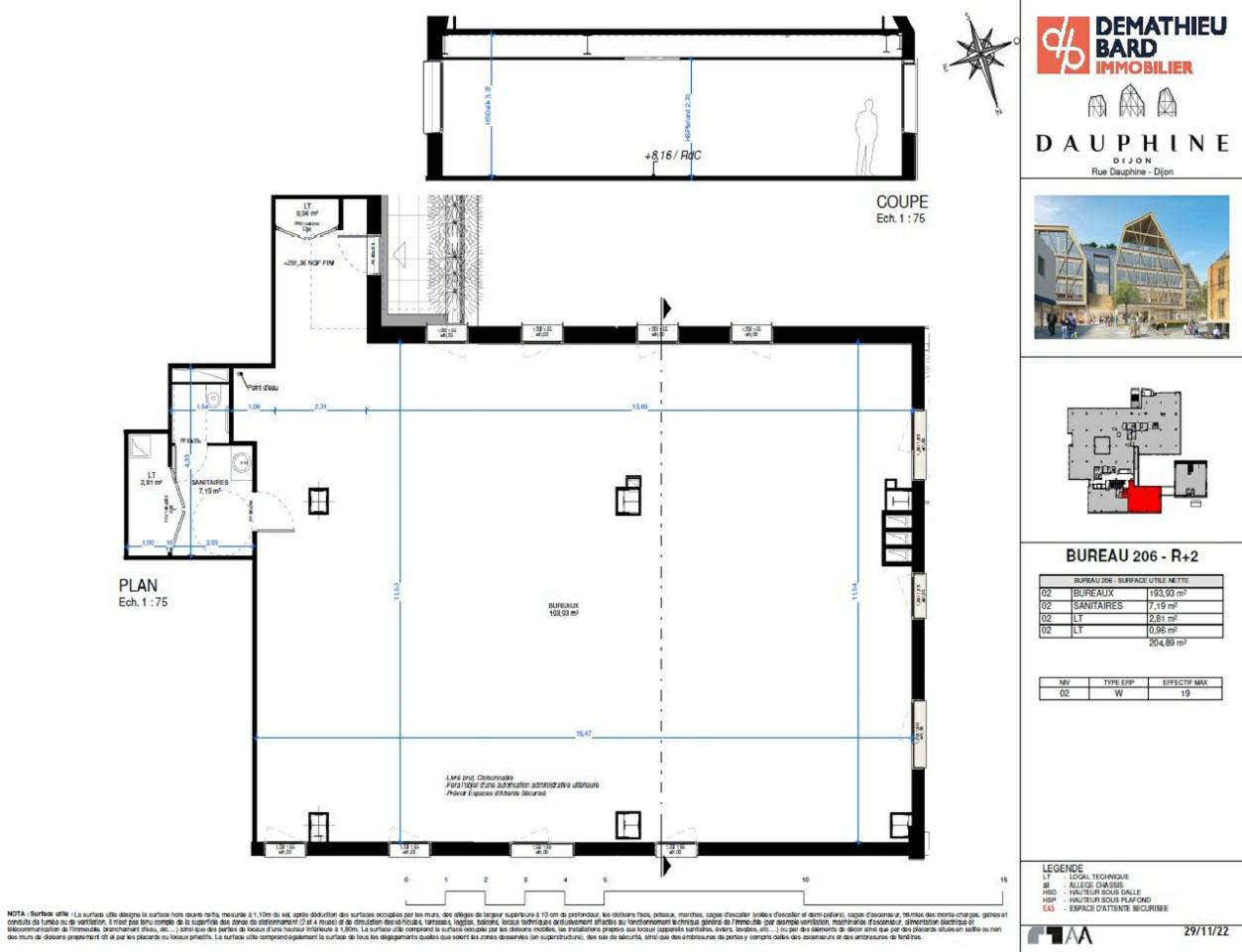 Vente bureau Dijon Côte-d'Or OVBUR2531035 15