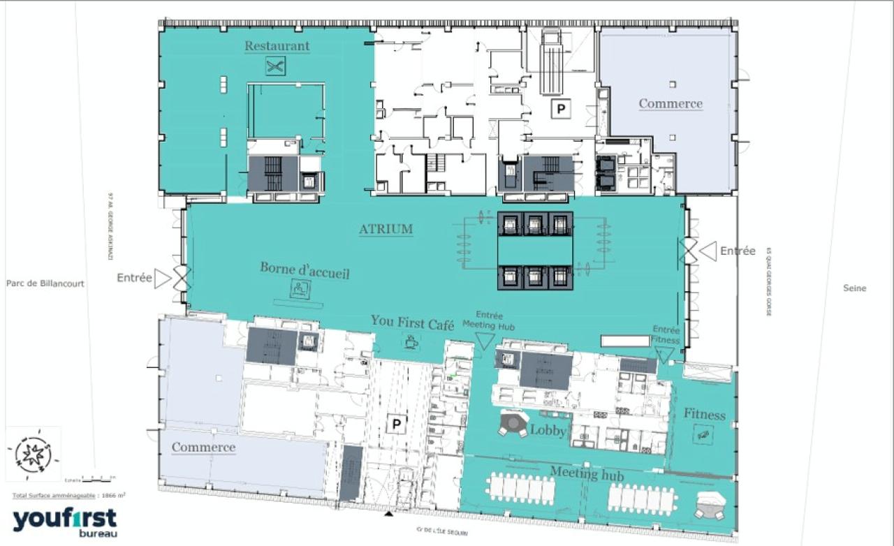 Location bureau Boulogne-Billancourt Hauts-de-Seine OLBUR2422582 15