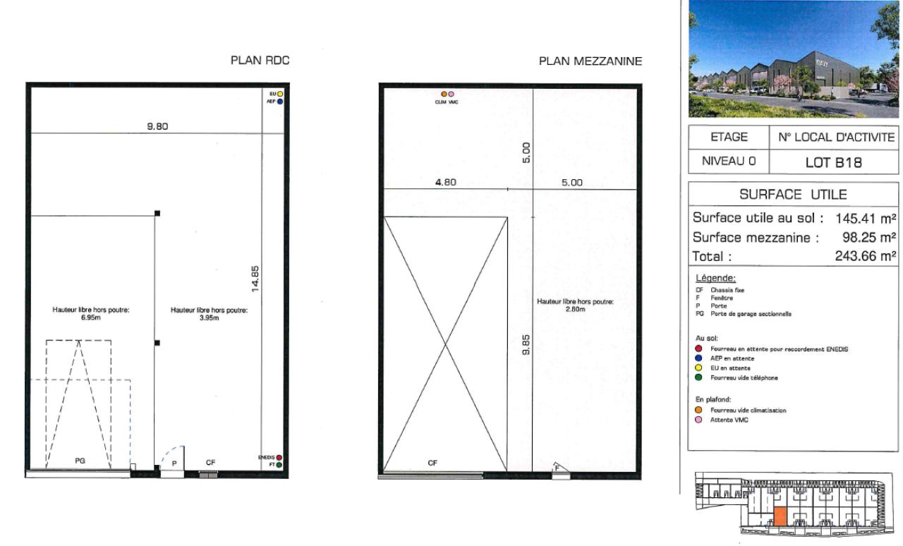 Vente local d'activité Lattes Hérault OVACT2531373 17