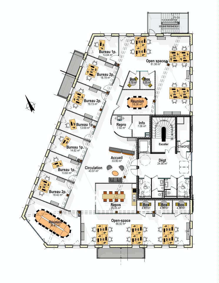 Location bureau Dijon Côte-d'Or OLBUR2314143 21