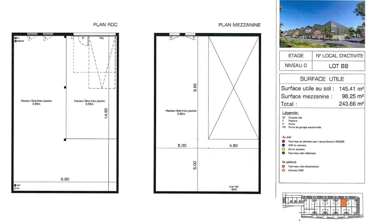 Vente local d'activité Lattes Hérault OVACT2531373 10