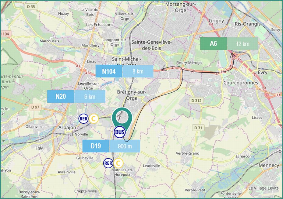 Location entrepôt classe a Brétigny-sur-Orge Essonne OLLOG2530609 11