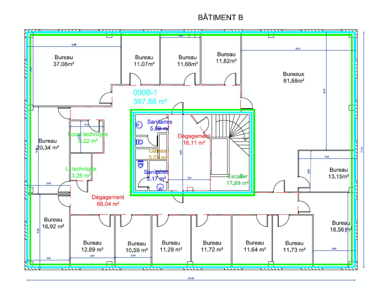 Location bureau Blagnac Haute-Garonne OLBUR2426612 14