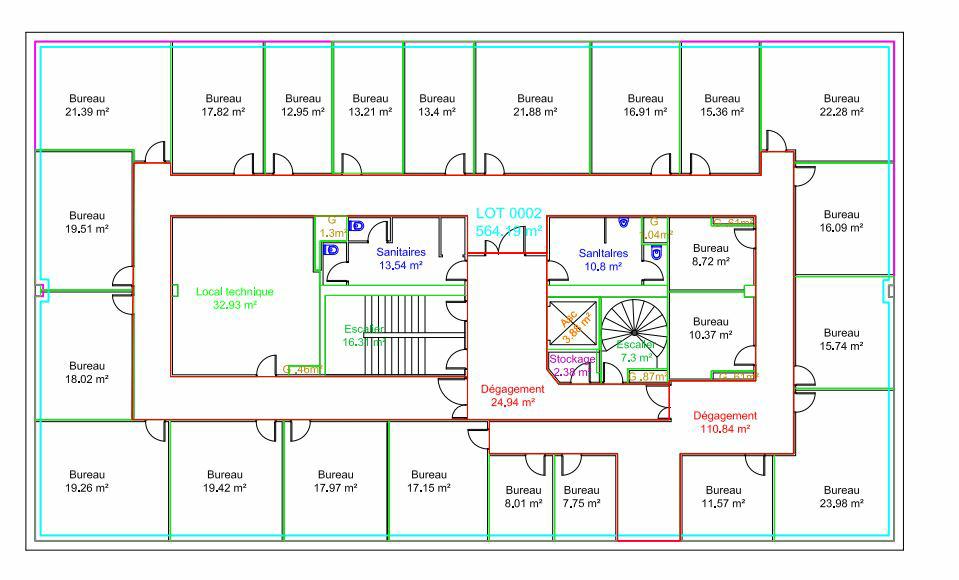 Location bureau La Plaine Saint-Denis Seine-Saint-Denis OLBUR2312422 14