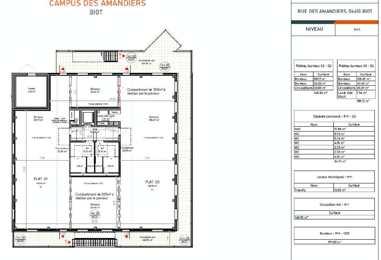 Location bureau Biot Alpes-Maritimes AOLBUR2207722_1 14