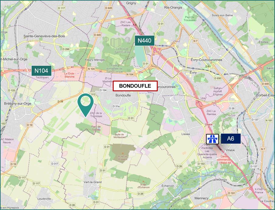 Location entrepôt classe a Bondoufle Essonne OLLOG2206424 5