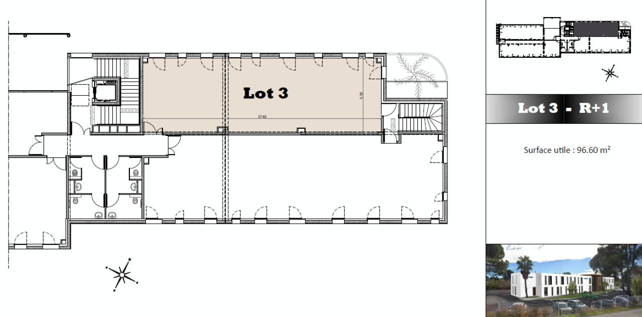 Vente bureau Clapiers Hérault OVBUR2533018 9