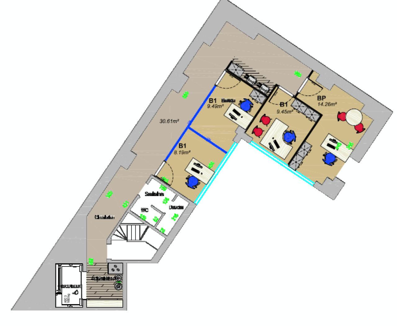 Location bureau Paris OLBUR2425377 2