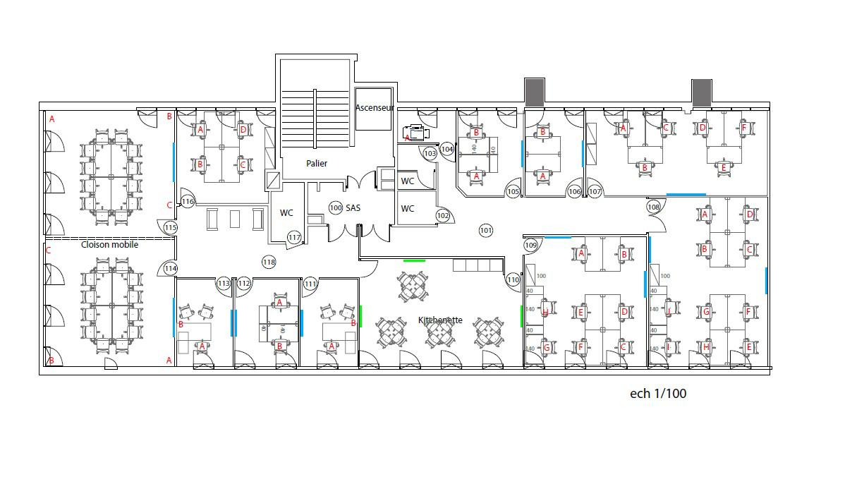 Location bureau Rennes Ille-et-Vilaine OLBUR2311364 6