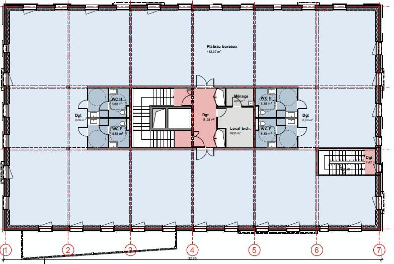 Location bureau Tours Indre-et-Loire OLBUR2421373 4