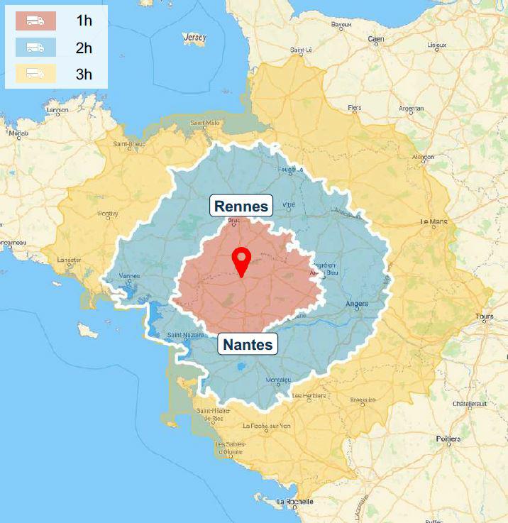 Location entrepôt classe a Derval Loire-Atlantique OLLOG2117934 7