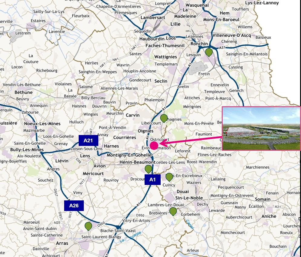 Vente entrepôt classe a Dourges Pas-de-Calais OVLOG2424682 1