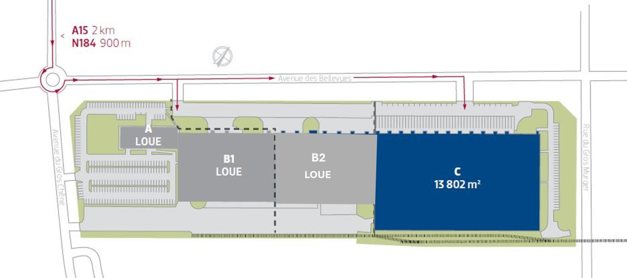Location entrepôt classe b Éragny Val-d'Oise OLLOG2105248 2