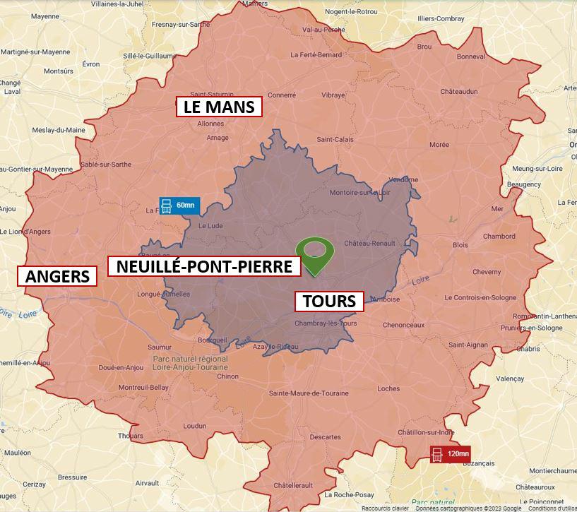Location entrepôt classe a Neuillé-Pont-Pierre Indre-et-Loire OLLOG2113101 4