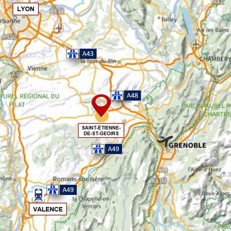Location entrepôt classe a Saint-Étienne-de-Saint-Geoirs Isère OLLOG2202665 1