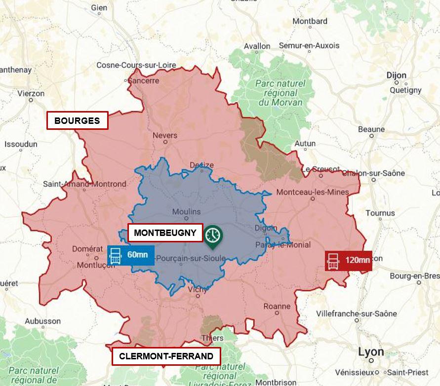 Location entrepôt classe a Montbeugny Allier OLLOG2202843 4