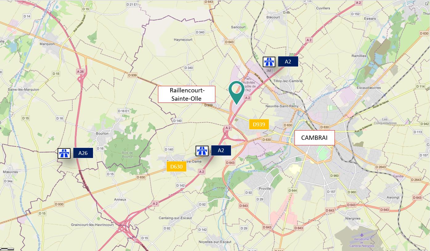 Location entrepôt classe b Raillencourt-Sainte-Olle Nord OLLOG2314293 2