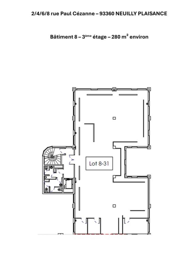 Location bureau Neuilly-Plaisance Seine-Saint-Denis OLBUR2646378 2