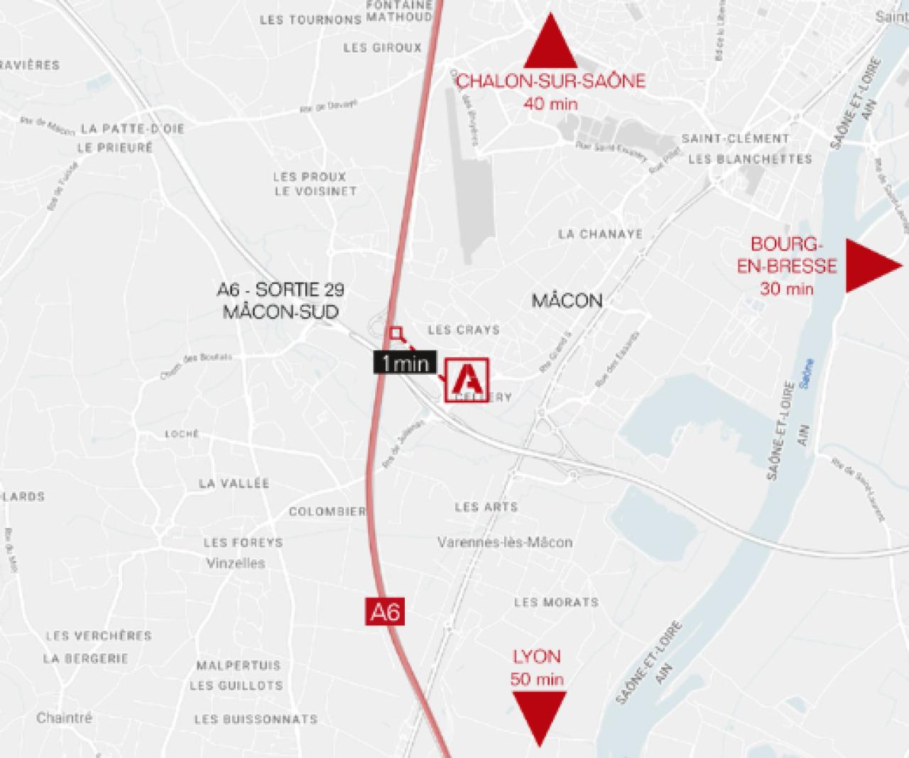 Vente local d'activité Mâcon Saône-et-Loire OVACT2536227 2