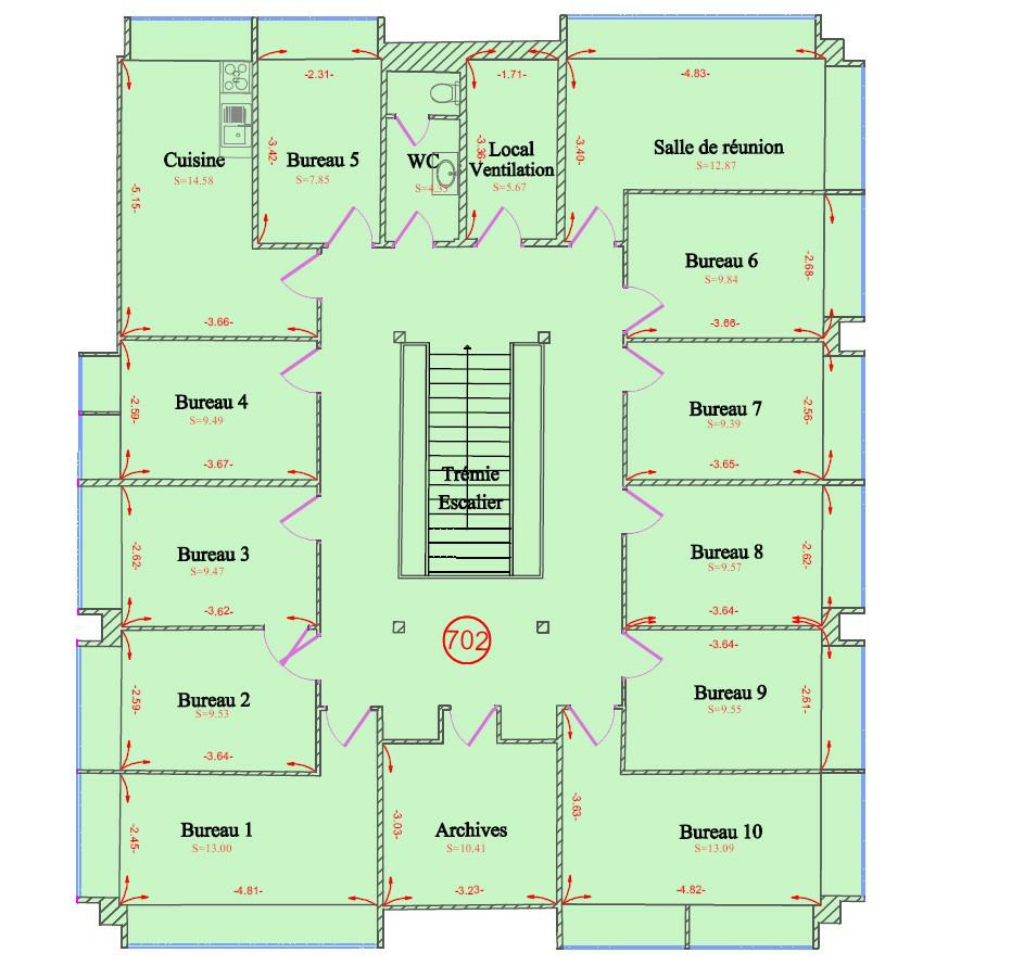 Vente bureau Rennes Ille-et-Vilaine OVBUR2426422 1