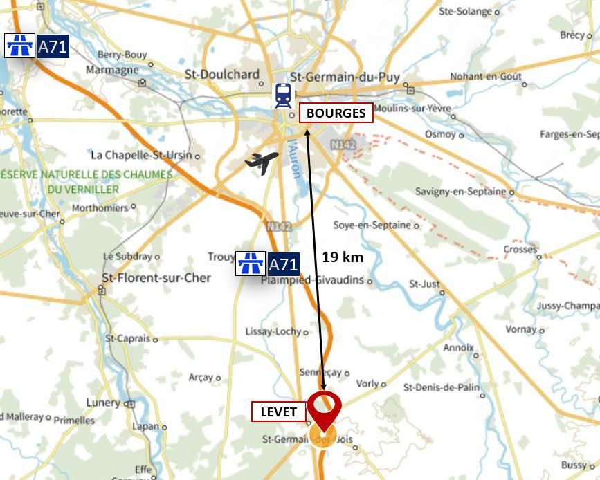 Location Entrepôt Classe A Levet OLLOG2528870