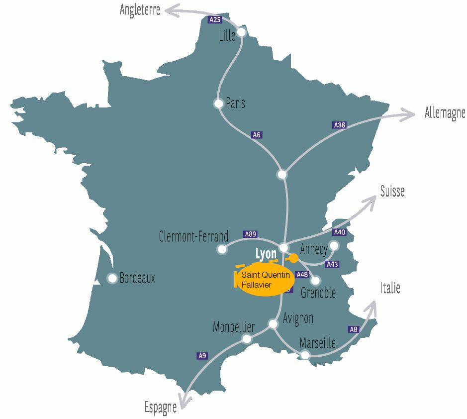 Location Entrepôt Classe A Saint-Quentin-Fallavier OLLOG2311515